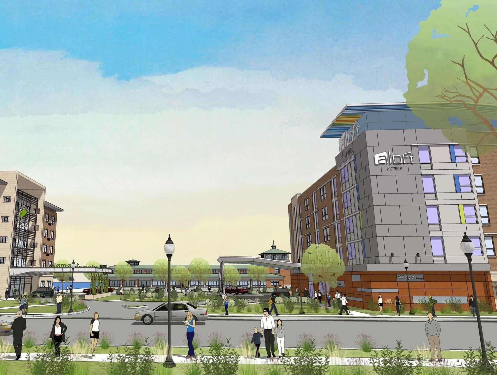 Aloft Syracuse Inner Harbor Exterior foto